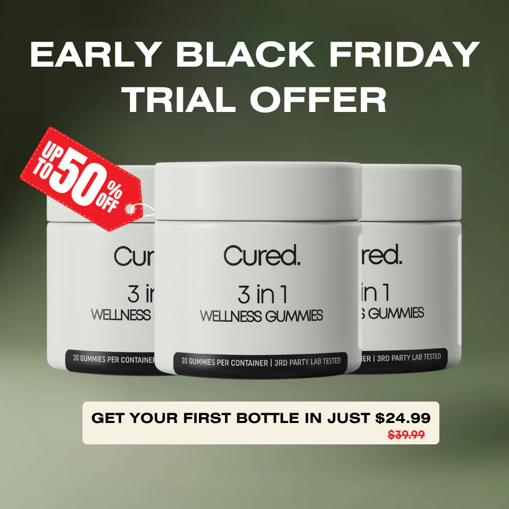 CURED® 3-in-1 wellness Gummies
