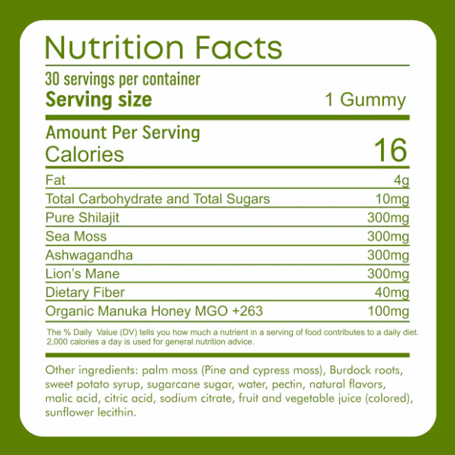 CURED® 4 in 1 vitality Gummies - Image 4