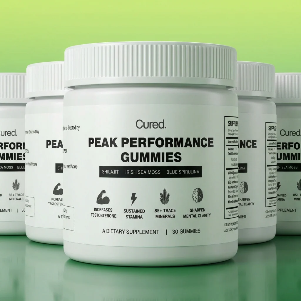 CURED® Peak Performance Gummies Pack of 5
