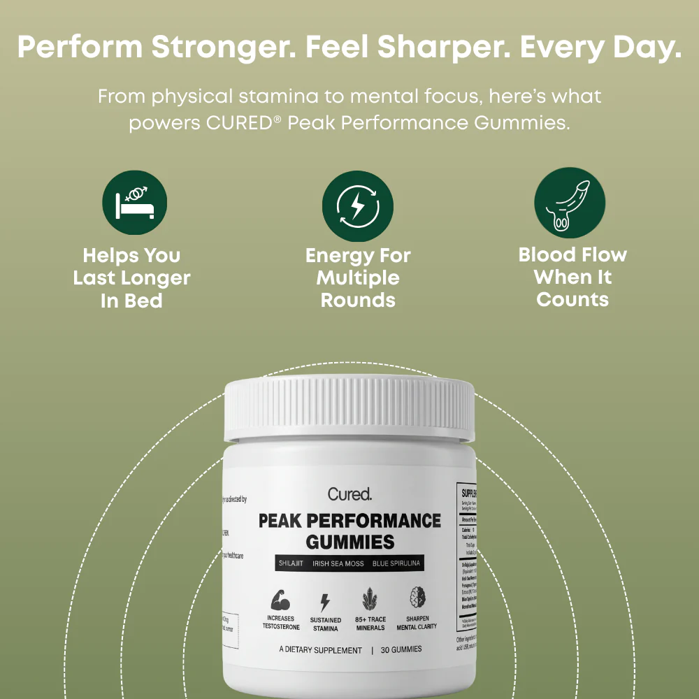 CURED® Peak Performance Gummies - Image 2