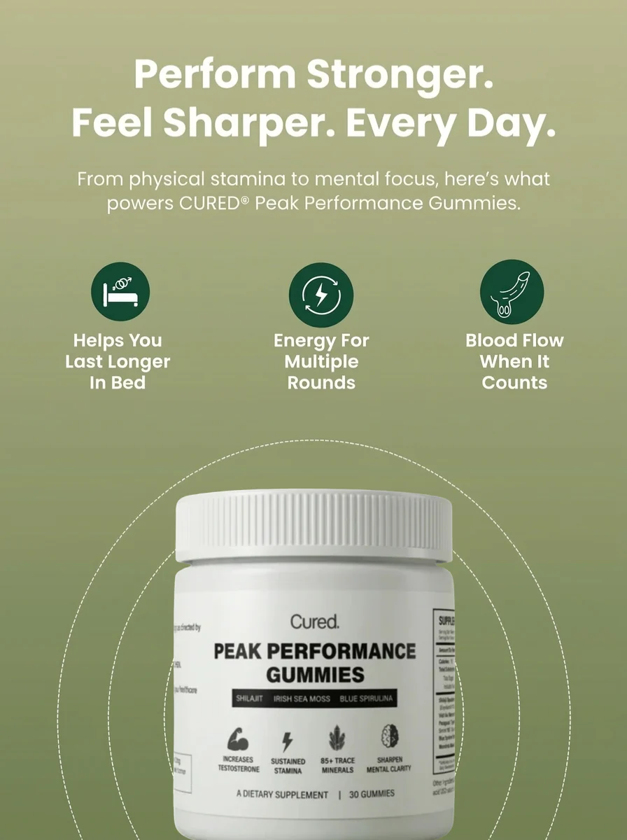 CURED® Peak Performance Gummies - Image 2