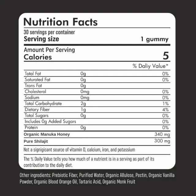 CURED® Pure Shilajit Gummies - Image 7