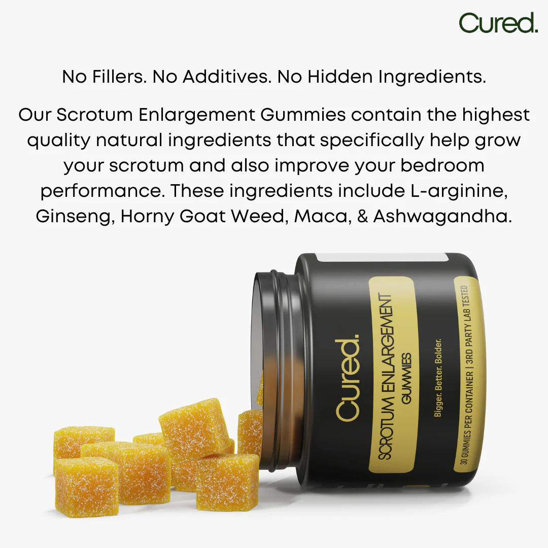 CURED® Scrotum Enlargement Gummies - Image 3