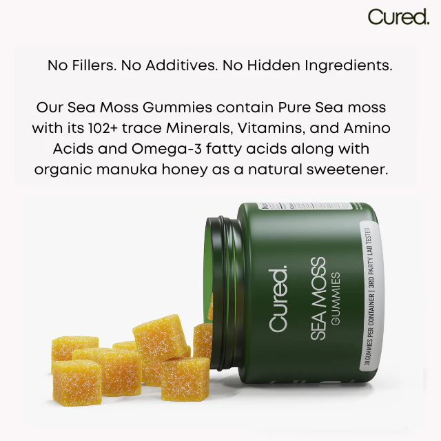 CURED® Sea Moss Gummies - Image 3