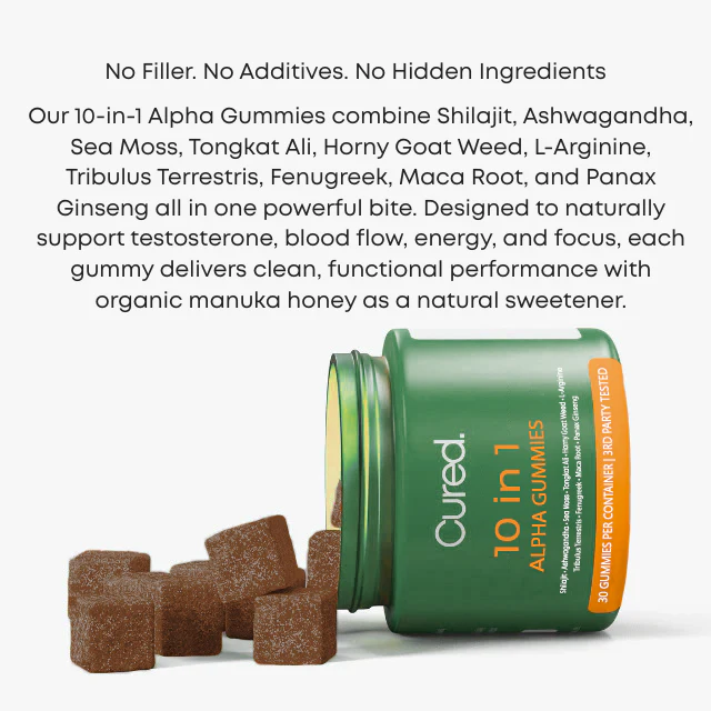 LABOR DAY - Cured®  10-in-1 Alpha Gummies - Image 2